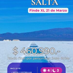Feriado XL de Marzo en Salta